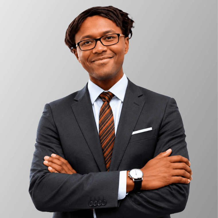 Kachi Nwabuko MD professional headshot in dark gray suit providing family medicine and primary care services in San Antonio Florida.